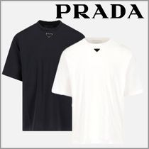 【SALE】PRADA  人気　メンズTシャツ　ロゴ付き