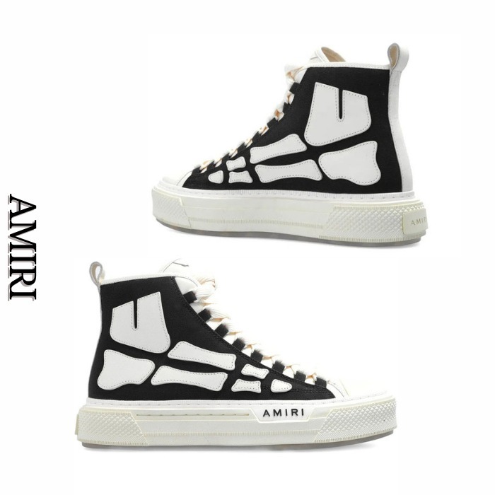 AMIRI アミリ スカル コート ハイカット スニーカー