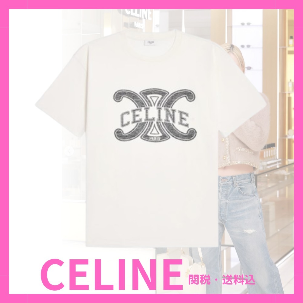 新作☆【CELINE】ルーズ Tシャツ