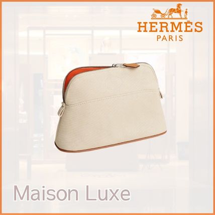HERMES エルメス Bolide Casaque MM ポーチ ホワイト HERMES Bolide(エルメス ボリード) ポーチ(レディース) - 海外