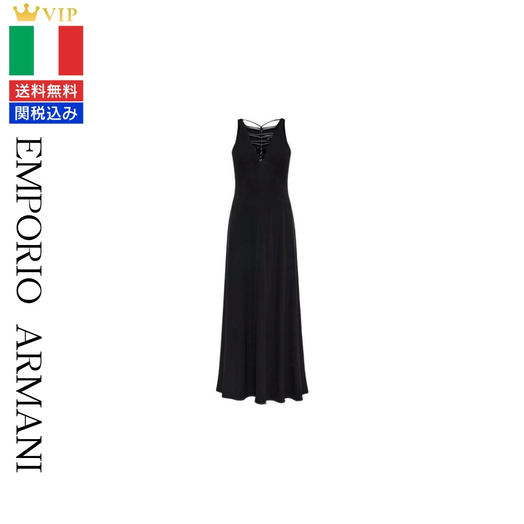 VIP【関税送料無料】希少 EMPORIO ARMANI LONG DRESS