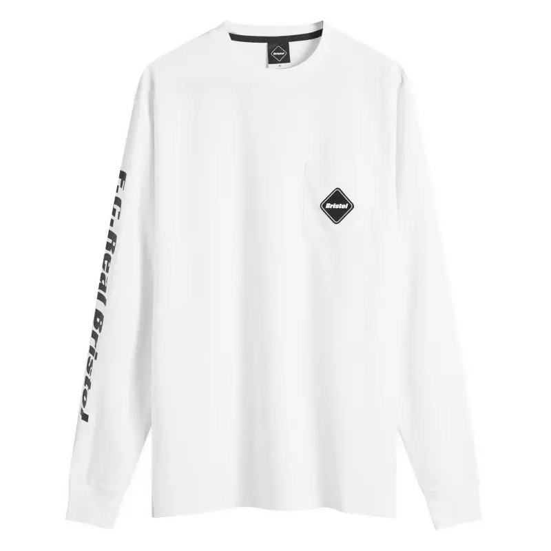 【F.C.Real Bristol】人気モデル★ポケット Tシャツ 袖ロゴ 長袖