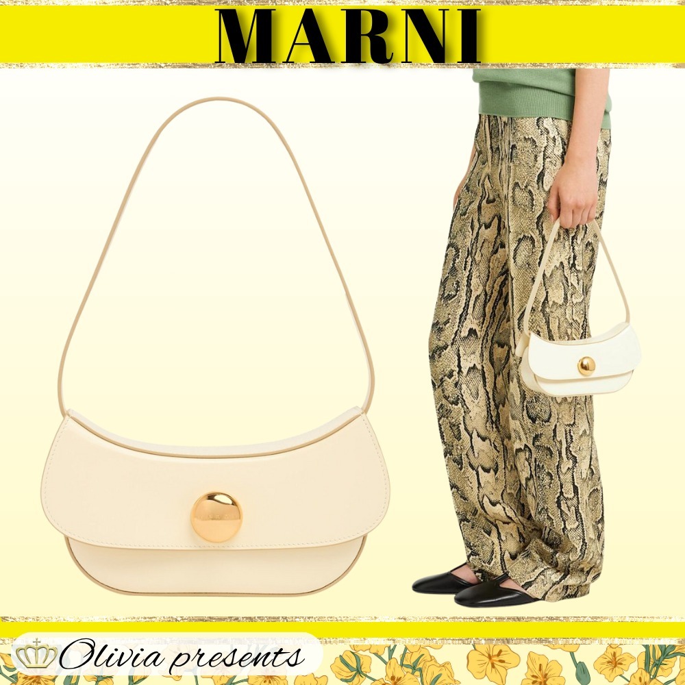 【MARNI】バタフライ スモール レザー ショルダーバッグ