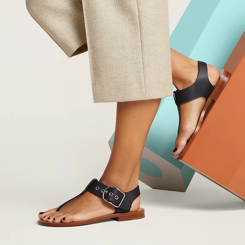 《新作☆涼しい☆2色》HERMES クリップサンダル