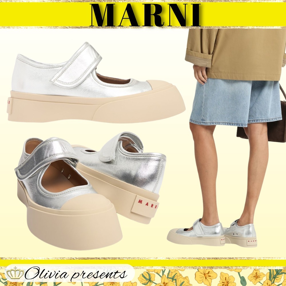 【MARNI】パブロ 20mm レザー メリージェーンシューズ