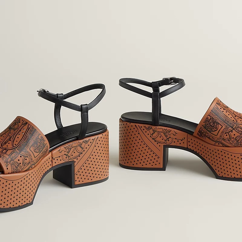 《エルメスらしさ♪2色》HERMES Sandales Kervella 35 サンダル