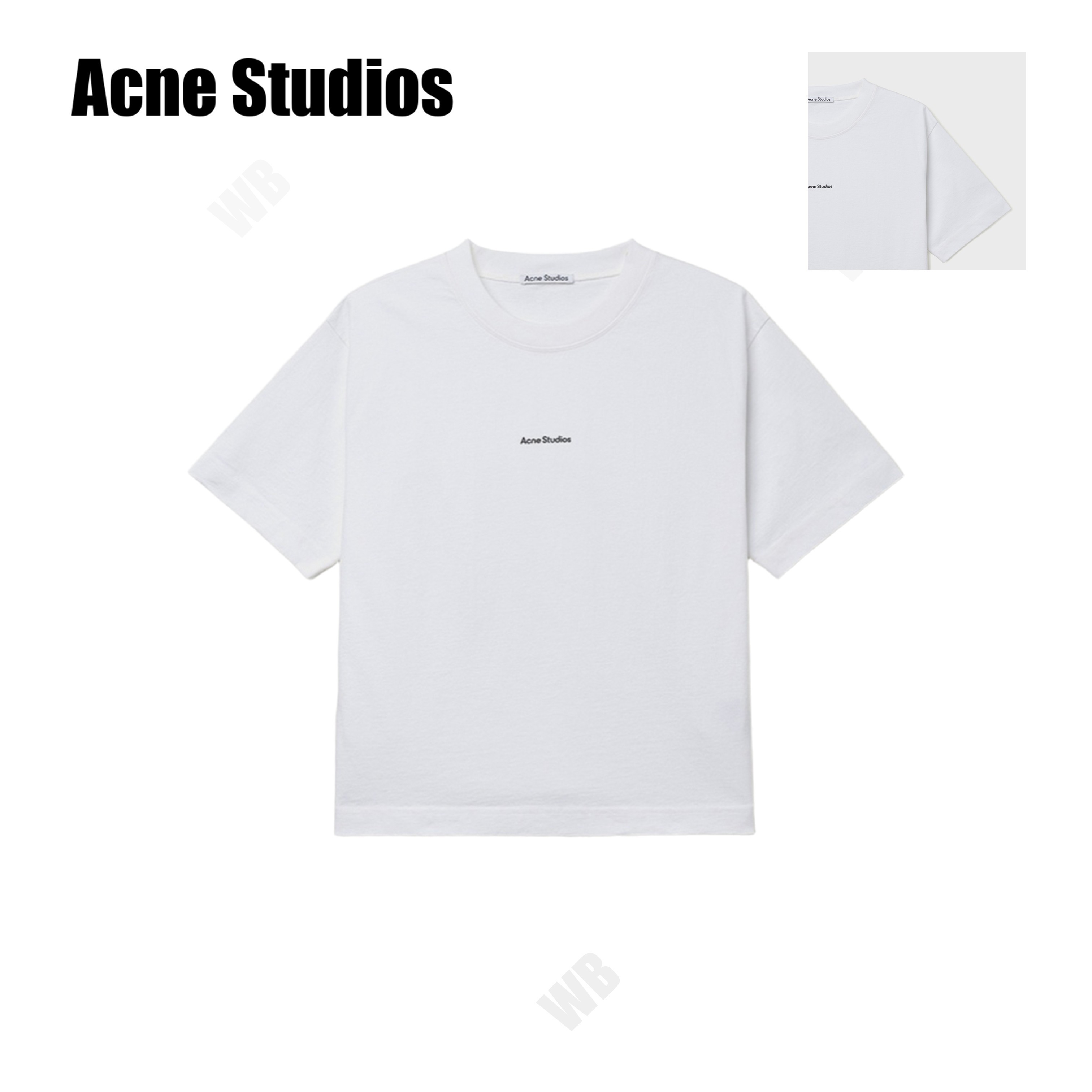 [Acne Studios] AL0135 183 スモール ロゴ Tシャツ ☆送料込☆