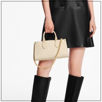 《タイムレスに》Louis Vuitton クリームカラー オンザゴー EW