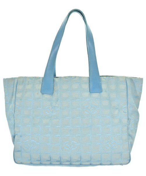 CHANEL シャネル トートバッグ 水色(総柄) - 4500125E0042