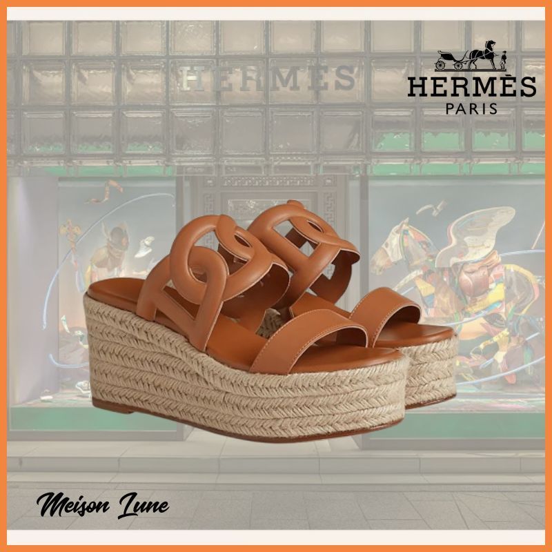 【夏に大活躍♪】Hermes イテア 30 エスパドリーユサンダル