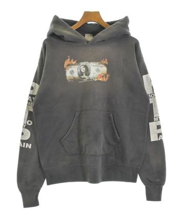 関税送料込★SAINT Mxxxxxx ダメージジップアップパーカー 国内発/送料込】SAINT Mxxxxxx × FEAR OF GOD ◇ フーディー