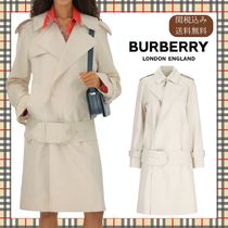 [送料無料/関税込]BURBERRY シルクブレンド トレンチコート