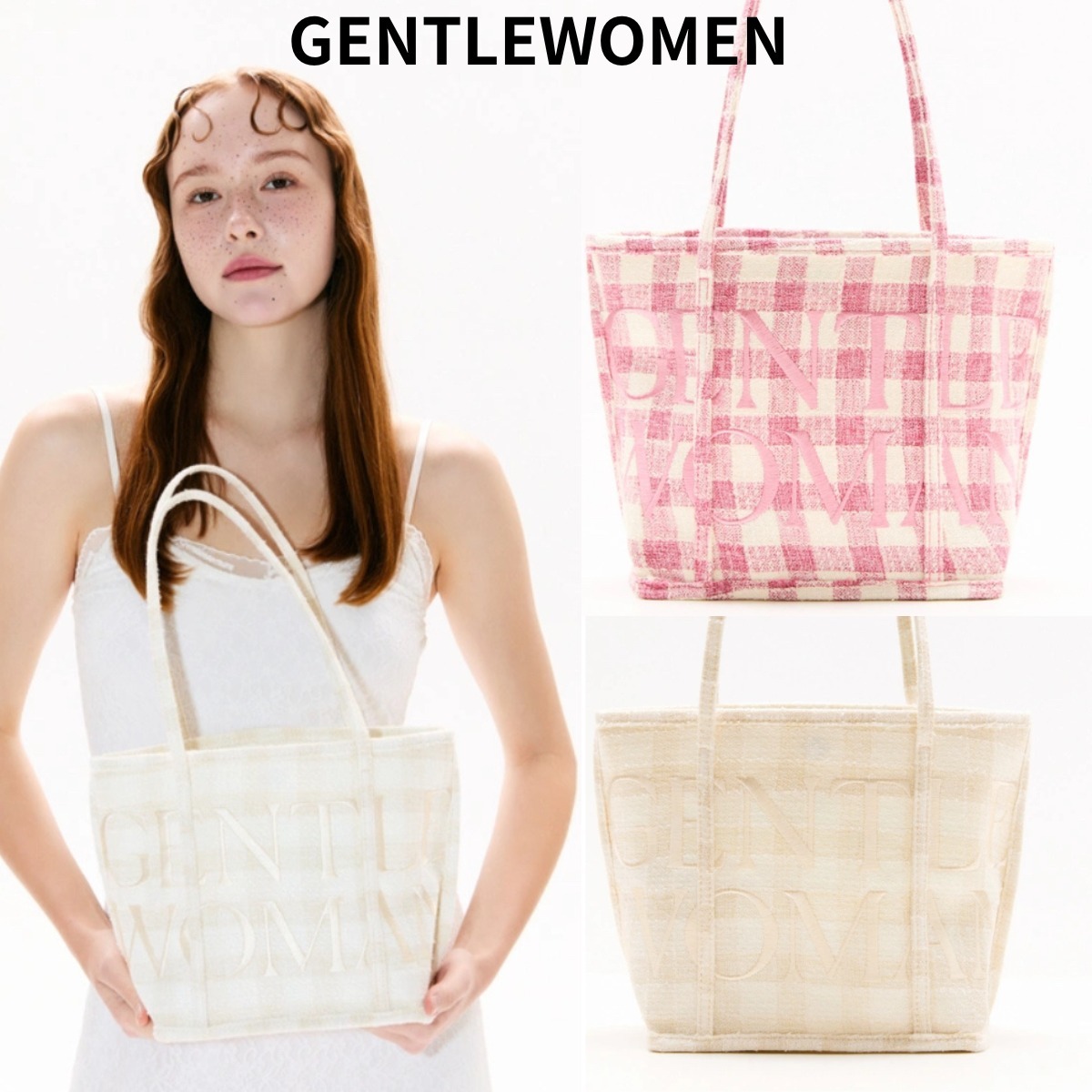 【GENTLEWOMAN】SOIREE HAULER BAG ギンガムチェック トート
