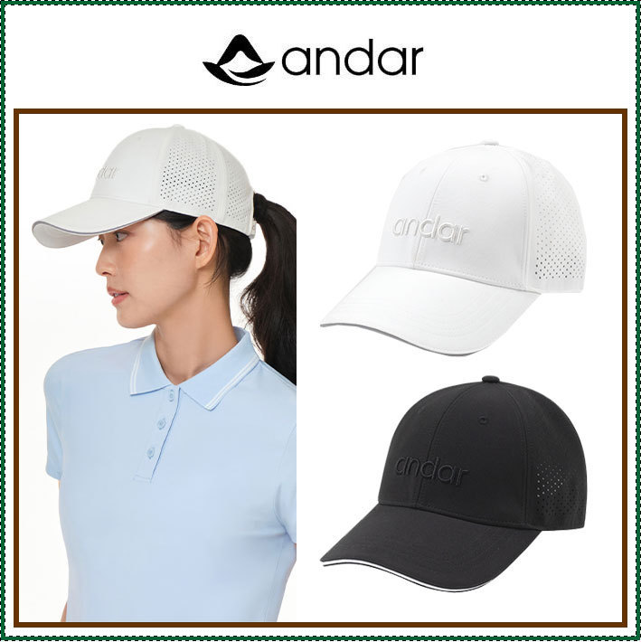 【ANDAR】 Cool round ball cap / 追跡付