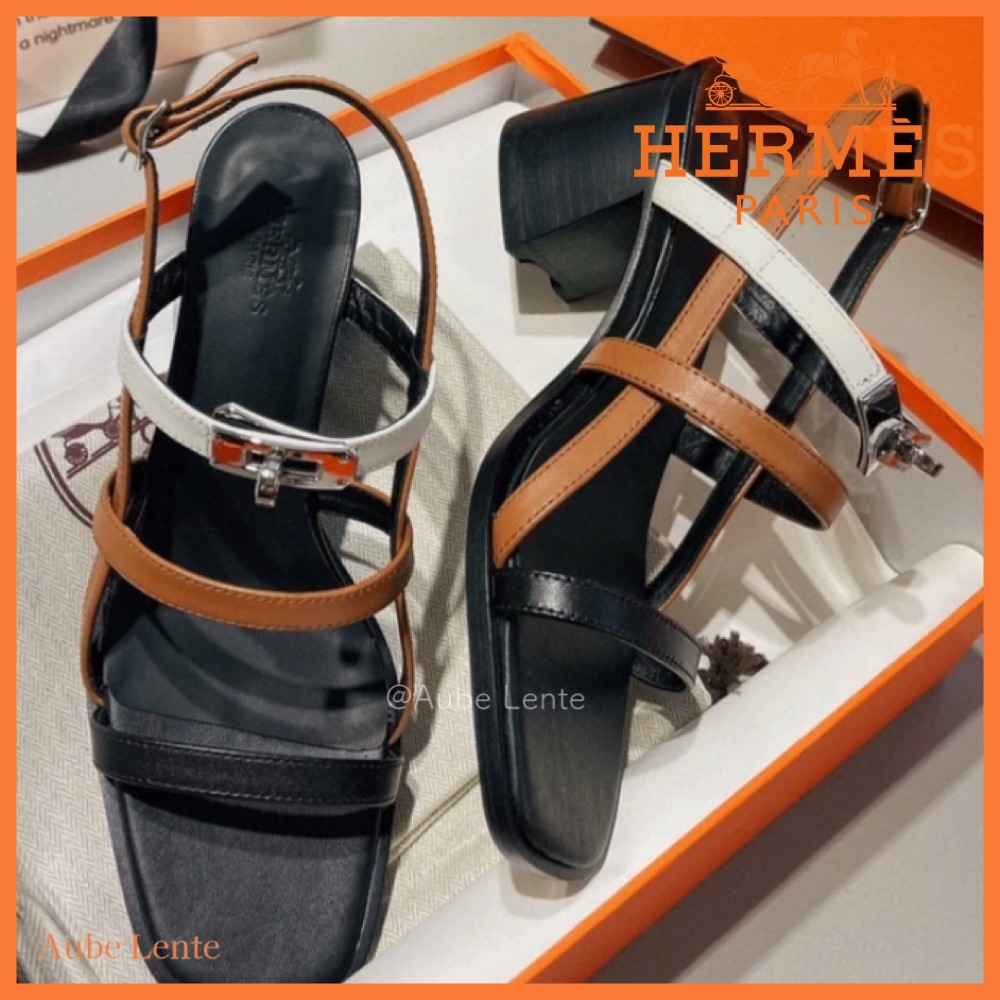 レトロな足元に★【HERMES】Harmonie sandal サンダル