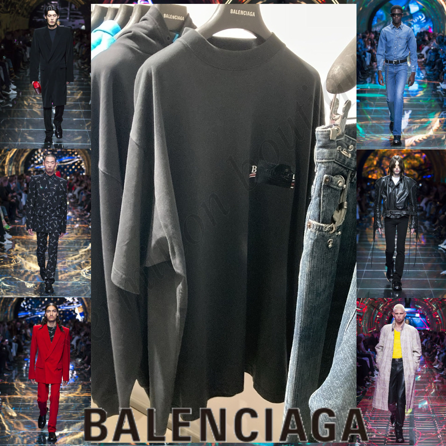 BALENCIAGA GAFFER ロゴ オーバーサイズ 半袖Tシャツ
