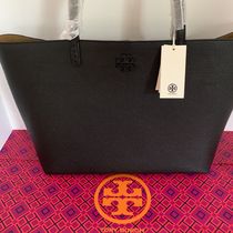 トリーバーチ/収納力有！ マグロー ロゴ パッチ トートバッグ