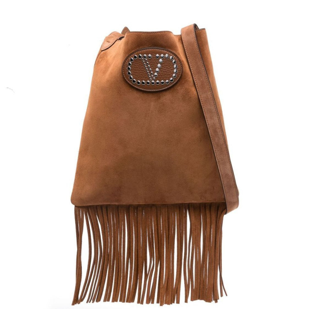 VALENTINO GARAVANI ネルコート フリンジ付き ショルダー