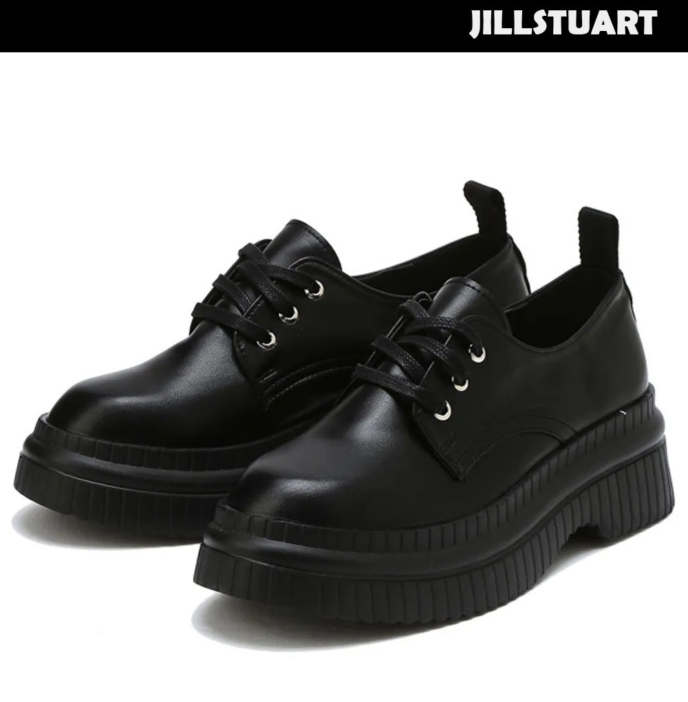JILLSTUART● ブラックプラットフォームダービー