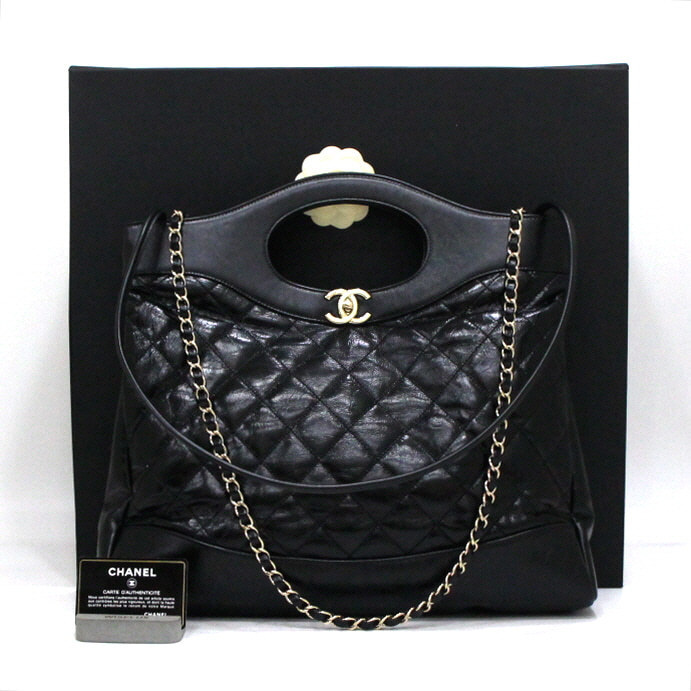 Chanel（シャネル）AS1010ブラックカーフスキン3100