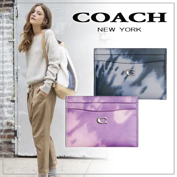 【COACH】コーチ エッセンシャル カード ケース・タイダイ