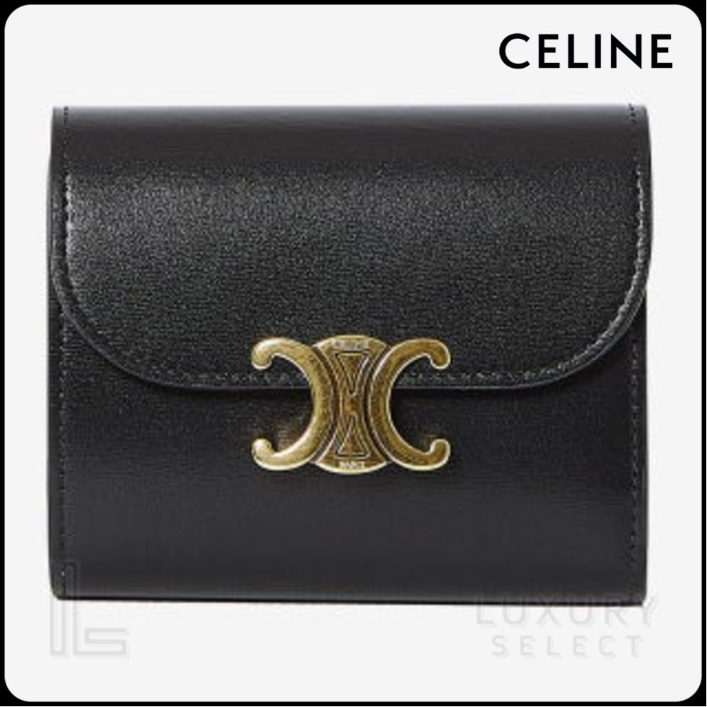 【CELINE】TRIOMPHE SMALL WALLET●10D783DPV38NO