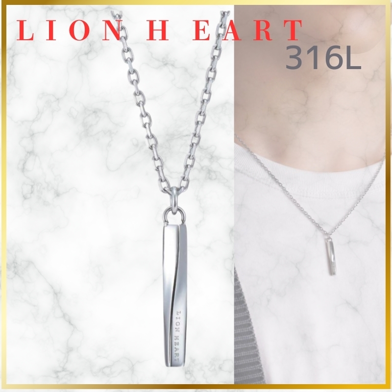限定展開 “LH-1”ツイストロッドネックレス ブラックライン316L
