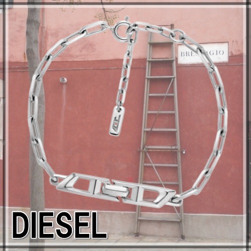 DIESEL/チェーンブレスレット｜dl1363040 sterling silver jewel