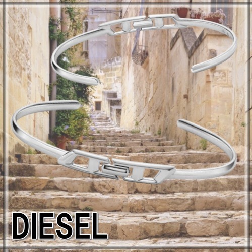 DIESEL ◆ カフブレスレット｜dl1362040 sterling silver jewel
