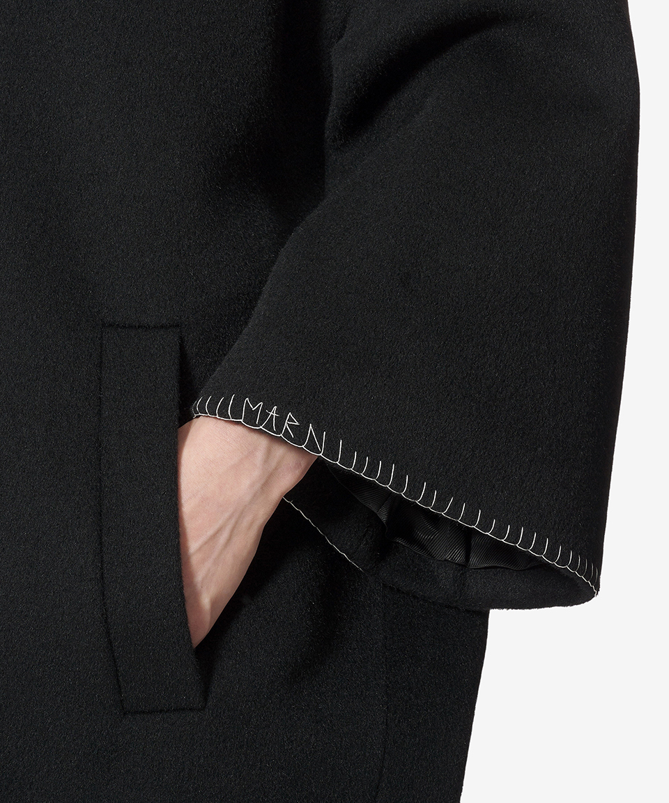 《MARNI》 オーバーサイズ ワイド スリーブ コート