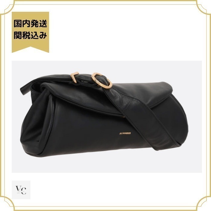 JIL SANDER Cannolo Small Padded レザー ショルダー バック