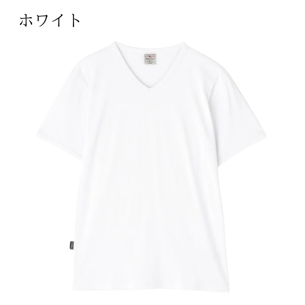 【AVIREX】《DAILY/デイリー》RIB S/S V-NECK T-SHIRT