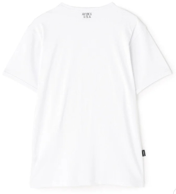 【AVIREX】《DAILY/デイリー》RIB S/S V-NECK T-SHIRT