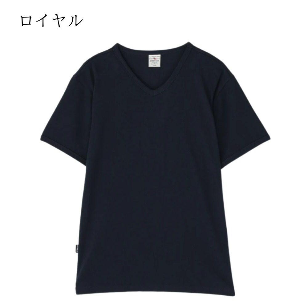 【AVIREX】《DAILY/デイリー》RIB S/S V-NECK T-SHIRT