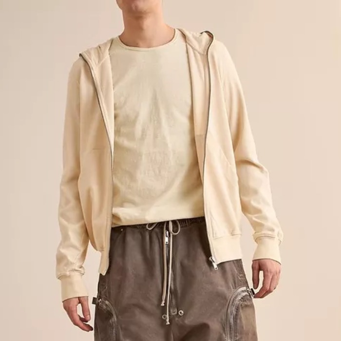 高品質《Rick Owens》レベルストラップ・コットンTシャツ