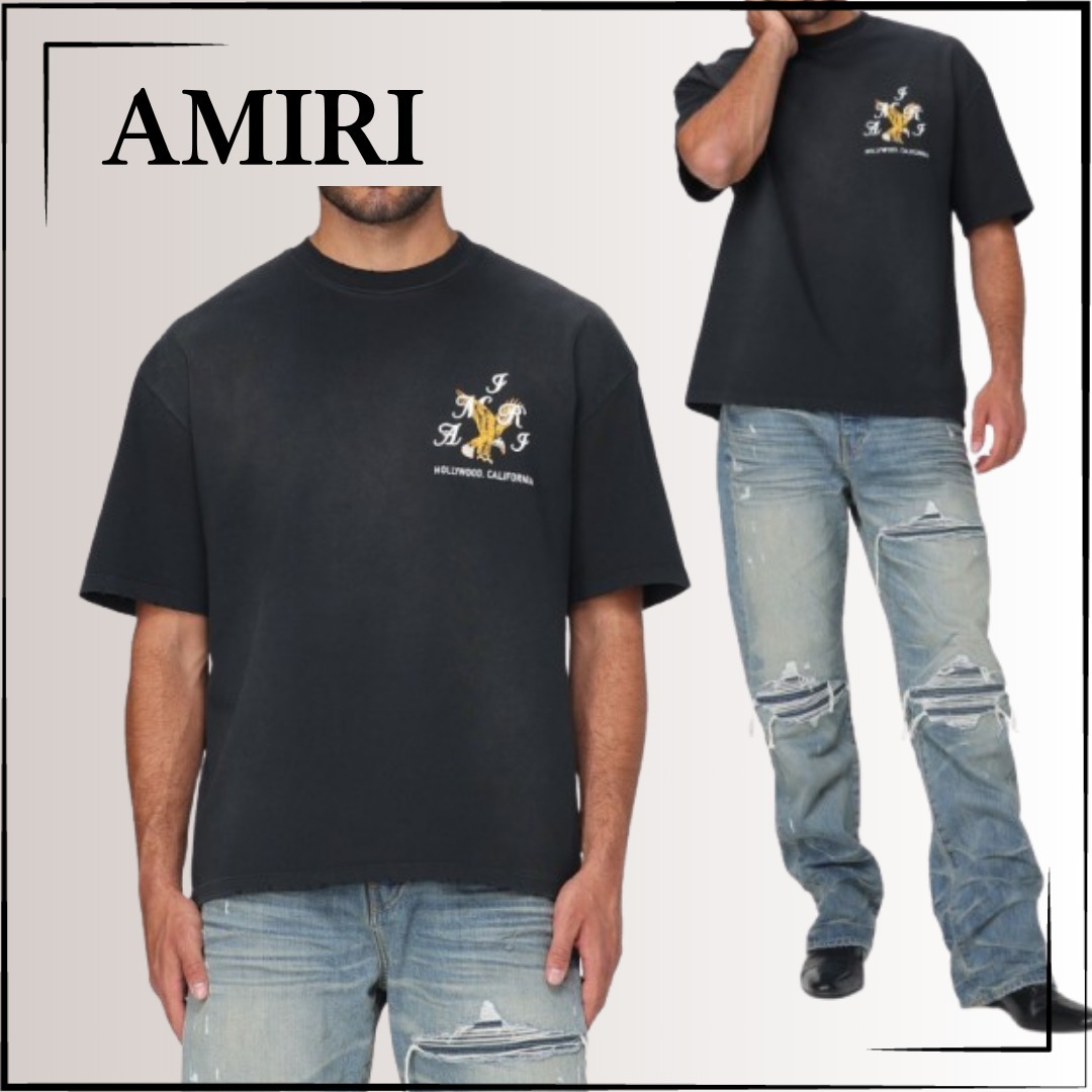 【AMIRI】関税込☆イーグルTシャツ ブラック