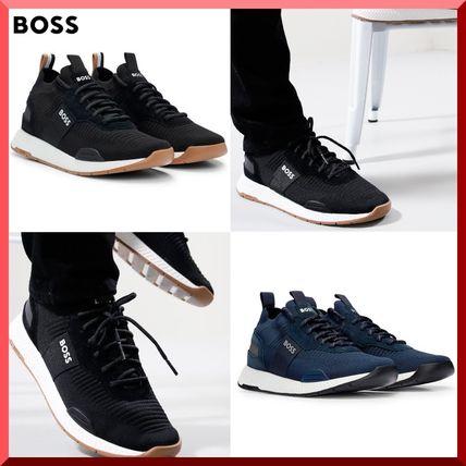 大谷翔平選手愛用【BOSS】Titanium Knst ニットスニーカー