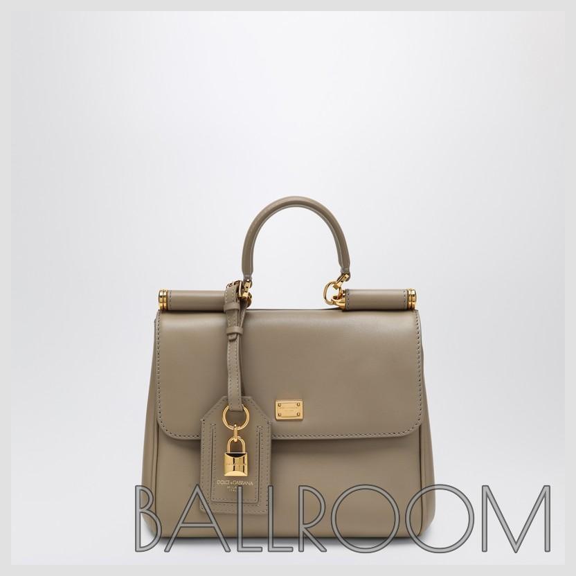 ショルダーバッグ・ポシェット DOLCE&GABBANA SHOULDER BAG MY SICILY IN BLACK LEATHER