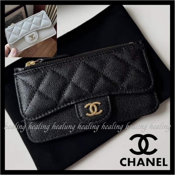 上品でシンプルデザイン♪ 【CHANEL】フラグメントケース L字型