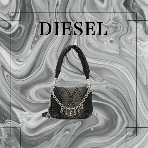 【DIESEL】charm-d shoulder