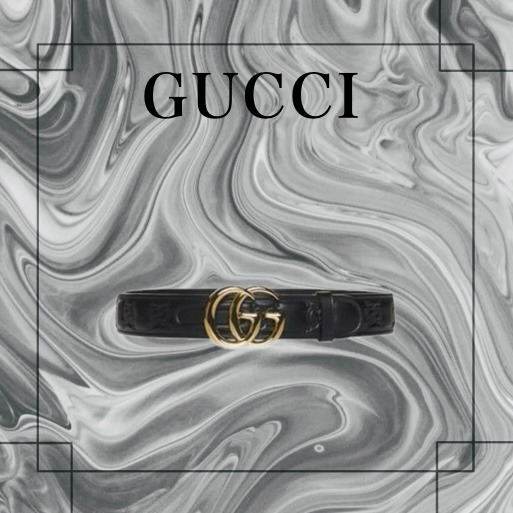 GUCCI ダブルG キルティング ワイドベルト