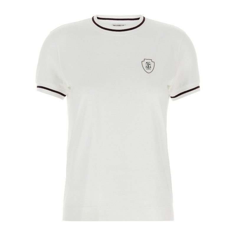 Tシャツ・カットソー BRUNELLO CUCINELLI Logo patch t-shirt (M0T81VD110 CGV62)