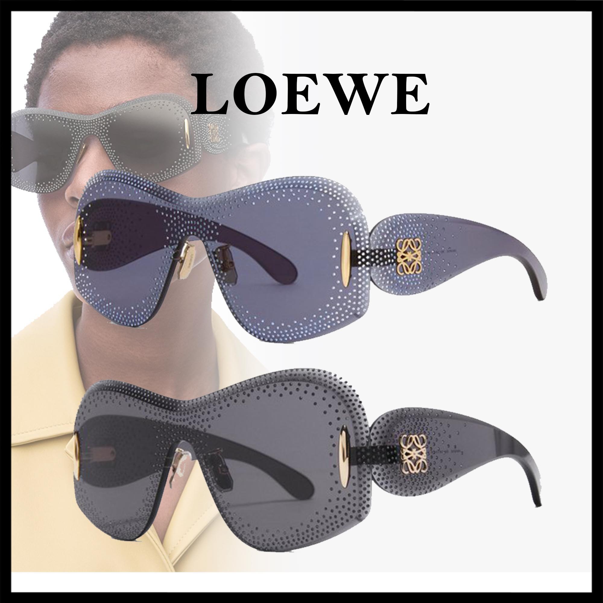 LOEWE 直営店 星空の夜のマスクサングラス