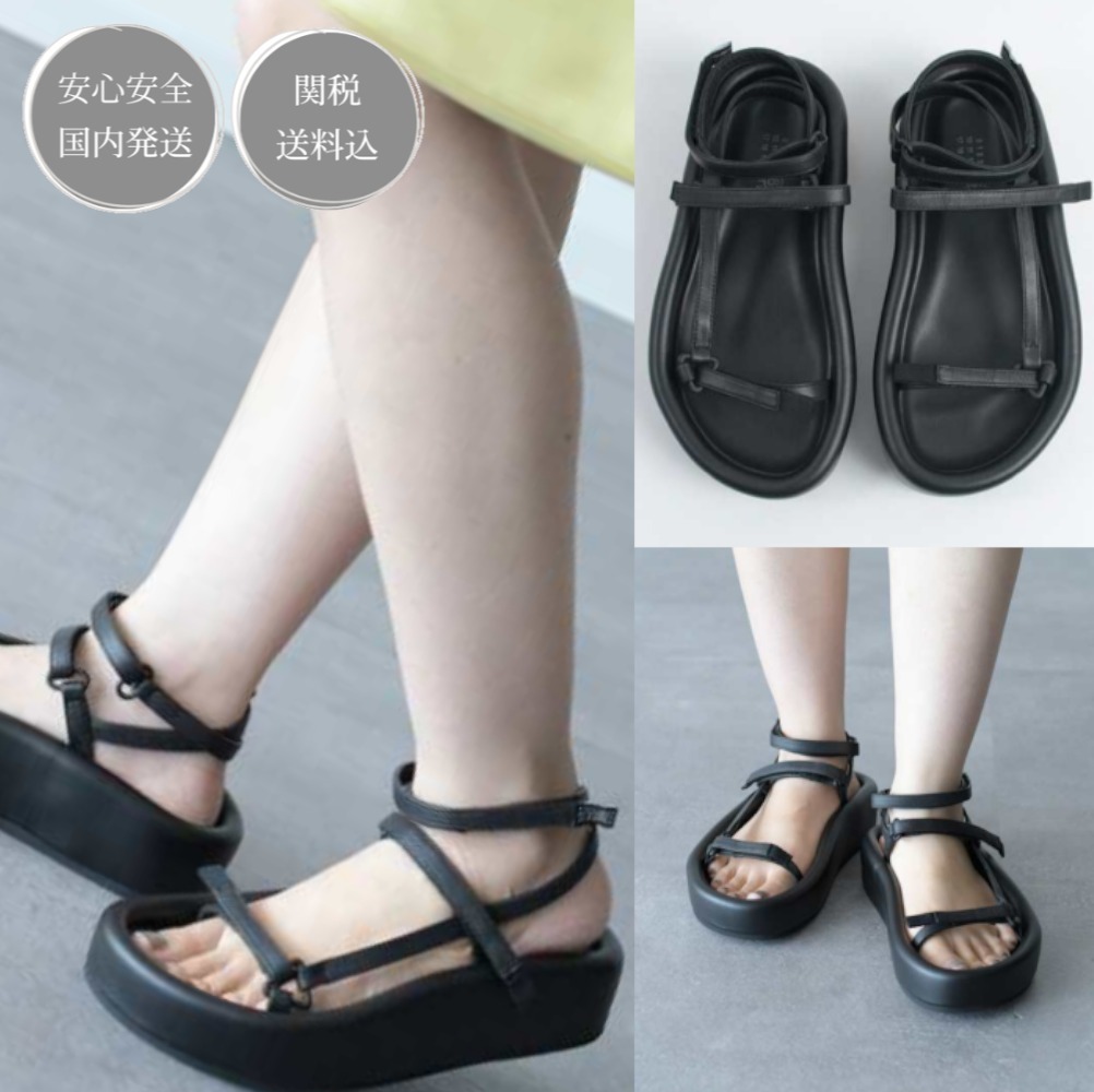 MM6 Maison Margiela ベルト プラットフォーム サンダル 関送込