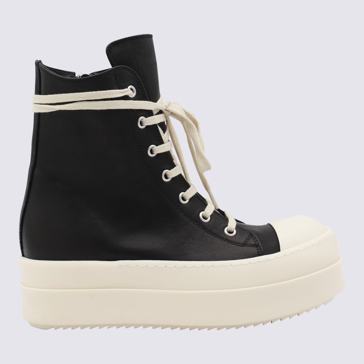 【関税＆送料込み】Rick Owens Black And White Leather Sneak