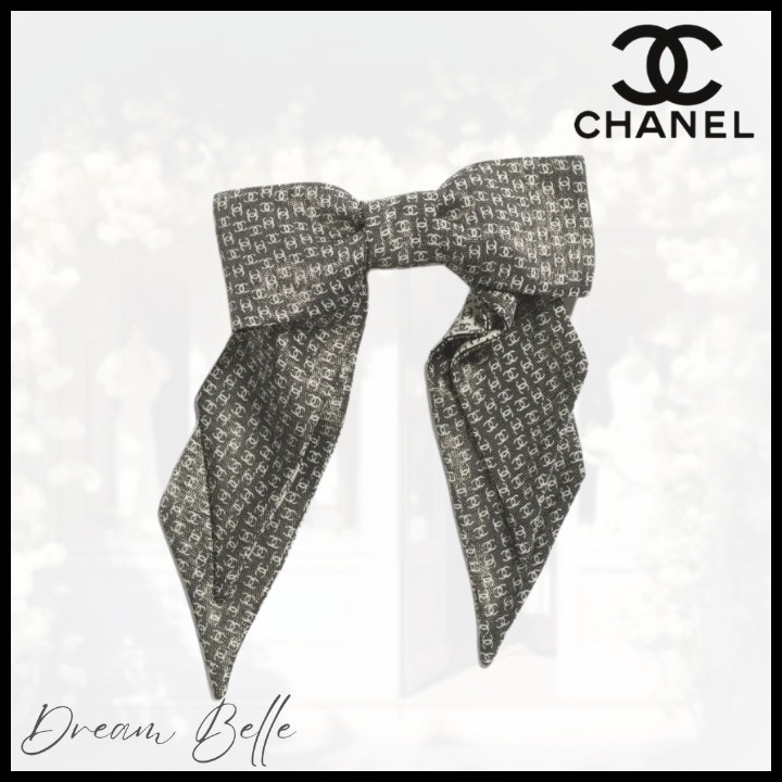 【クラシックな大きめリボン】CHANEL ボウ バレッタ