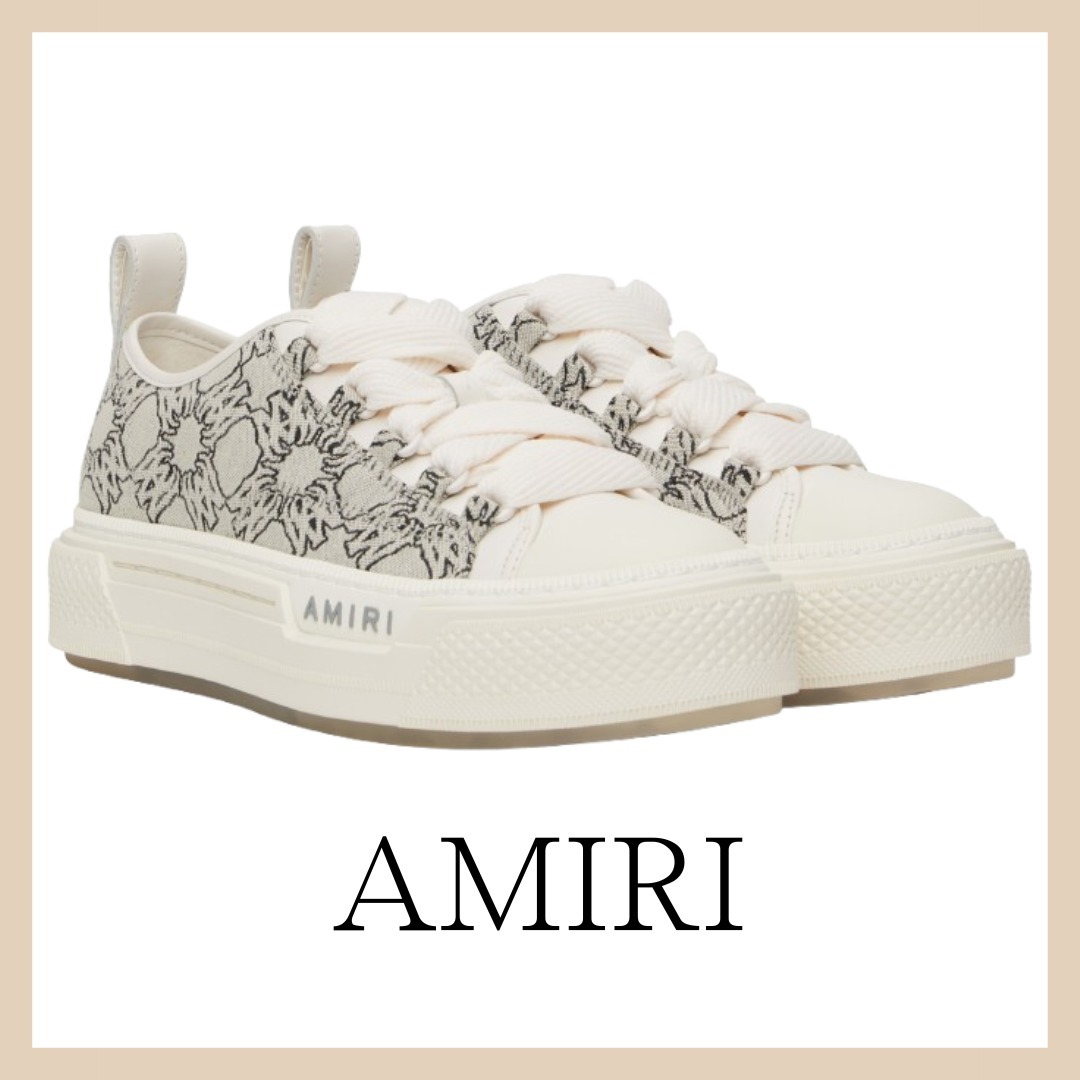 【AMIRI】MA Quad Jacquard Court ローカットスニーカー