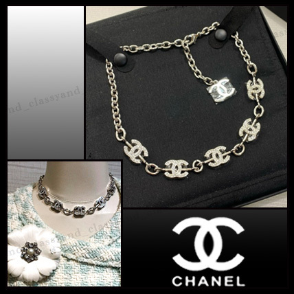 シルバー クリスタル♪【 CHANEL 】チョーカー♡