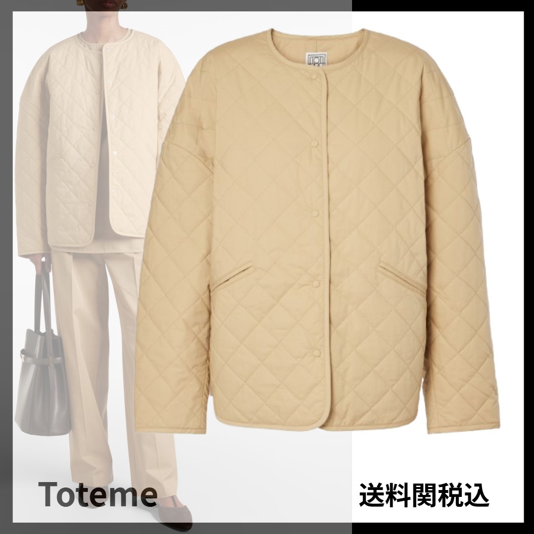 送料関税込★TOTEME★キルティングコットンジャケット