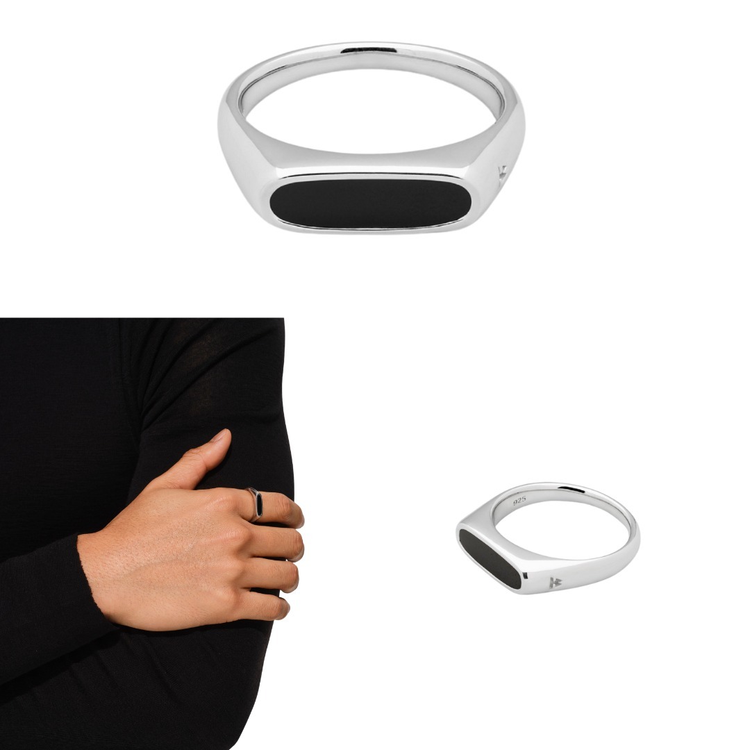 大人気★ TOMWOOD Mario Ring Onyx トムウッド リング オニキス